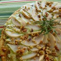 Blue Cheese, Walnut, and Pear Pizza_image