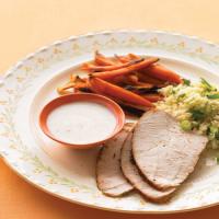 Spice-Rubbed Turkey Breast with Roasted Carrots image