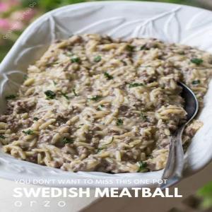 Swedish Meatball Orzo_image
