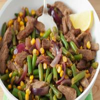 Beef, Green Beans and Corn Skillet image