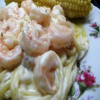 Mmmm Easy Shrimp in Alfredo Sauce_image