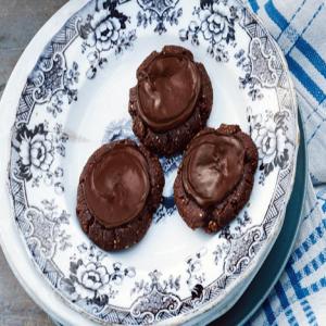 Chocolate Hazelnut Spiced Cookies Recipe | Epicurious.com_image