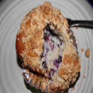 Blueberry Muffins With Crumb Topping_image