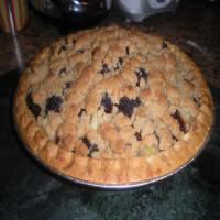 Easy Shmeeshy-Healthier Blackberry Apple Crumb Pie image