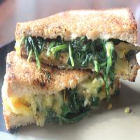 Grilled Cheese With Spinach & Tomato image