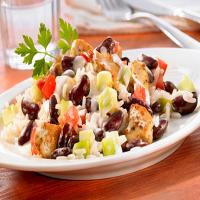 Creamy Chicken, Rice and Bean Salad_image