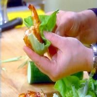 Barbecued Shrimp in Lettuce Wraps image