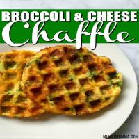 Broccoli and Cheese Chaffle_image