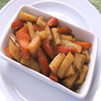 Mean's Roasted Parsnips & Carrots image