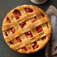 Cranberry-Apple Lattice Pie image