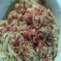 Spaghetti Shrimp Salad_image