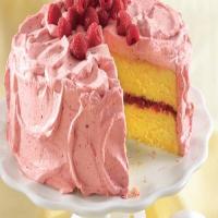 Lemon Cake with Raspberry Mousse image