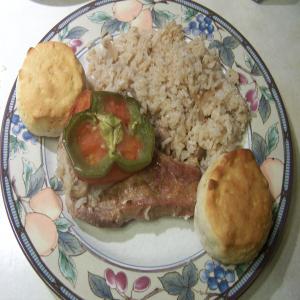 Baked Pork Chops and Rice_image