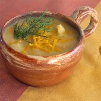 Cauliflower Soup with Cheese_image