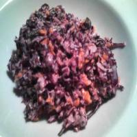 Purple Cabbage Raisin Cole Slaw_image