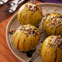 Gorgonzola Baked Apples with Balsamic Syrup_image