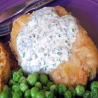 Panko-Crusted Pork Chops With Creamy Herb Dressing_image