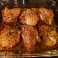 Maple-Ginger Chicken Thighs image