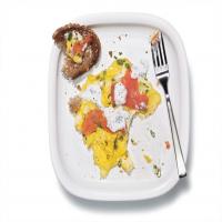 Scrambled Eggs with Smoked Salmon and Lemon Cream image