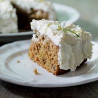 Carrot Cake with Lime and Mascarpone Topping image