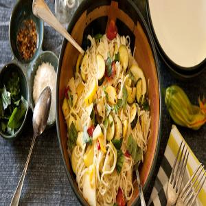 Angel Hair Pasta with Summer Squash and Cherry Tomatoes_image