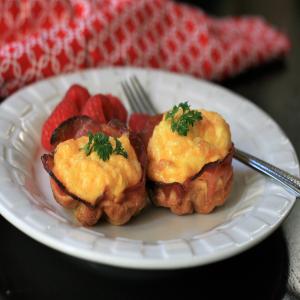 Keto Cheesy Bacon and Egg Cups_image