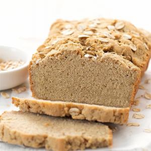 3 Ingredient Healthy Oat Bread (No Yeast, Flour, Sugar, Oil, or Eggs)_image