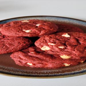 Red Velvet Cake Mix Cookies_image