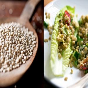 Sorghum Salad With Cucumbers, Avocado and Cherry Tomatoes_image