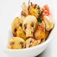 Oven Baked Mushrooms with Potatoes_image