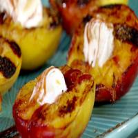 Grilled Peaches with Wine Syrup Two Ways image
