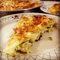Albanian Spinach Pie (Byrek Me Spinaq or Pite) image