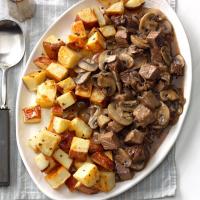 Roast Beef with Chive Roasted Potatoes image