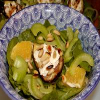 Spinach, Fig, and Goat Cheese Salad With Orange Honey Dressing_image