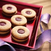 Peanut Butter and Jelly Sandwich Cookies image