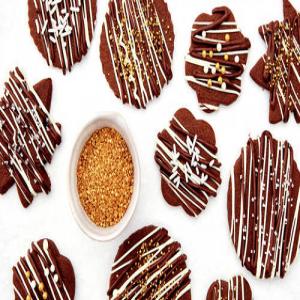 Vegan Cutout Chocolate Cookies image