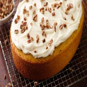 Slow-Cooker Pumpkin Cake with Cream Cheese Frosting_image