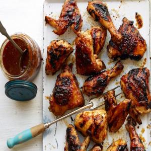 Beer-Brined Barbecue Chicken image
