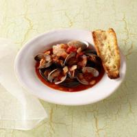 Mussels and Clams with Spicy Tomato Broth image
