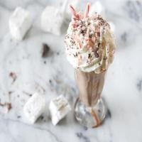 Boozy Frozen Peppermint Hot Chocolate_image