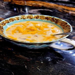 Slow Cooker Creamy Potato, Ham & Cheese Soup_image