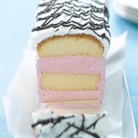 Strawberry Layered Pound Cake Dessert image