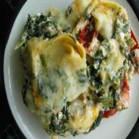 Tortellini and Spinach Bake image