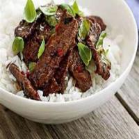 Coconut-Beef Stir-Fry Over Rice_image