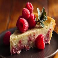 Impossibly Easy Raspberry Swirl Cheesecake image
