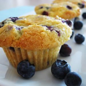 Aunt Blanche's Blueberry Muffins image