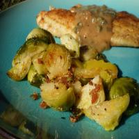 Pan Roasted Brussel Sprouts image