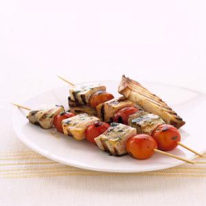Grilled Fish Kabobs with Cherry Tomatoes_image