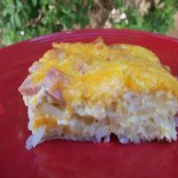 Low Fat Egg and Ham Breakfast Casserole_image