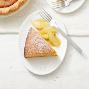 Olive Oil Cake with Honeyed Apples image